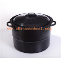 Sunboat Big Heavy Enamel Stock Pot sopa / estofado, vapor, hervir